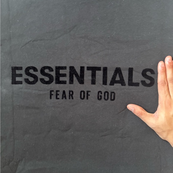 Black Fear of God Essentials Hoodie - Picture 9 of 9